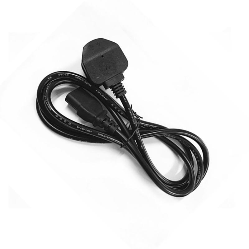 English Standard BS1363 to C13 Power Cable Wire with Internal Fuse Copper Construction for Adapters, Computer Host