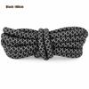 1Pair 100CM/140CM Durble Reflective Sneaker Shoestrings Replace Colorful Shoe Laces Polyester Round Shoe Rope Shoes Accessories