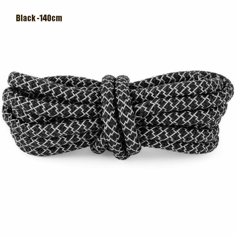 1Pair 4mm Round Running Shoe Ropes Reflective Shoelaces-Sneaker Shoestrings Night Running Fluorescent Shoe Rope Shoe Accessories