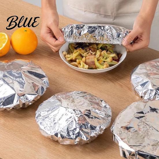 Insulated Food Bag for Tableware 30/50Pcs Repeatable Aluminum Foil Insulation Cover Elastic Heat-Resistant