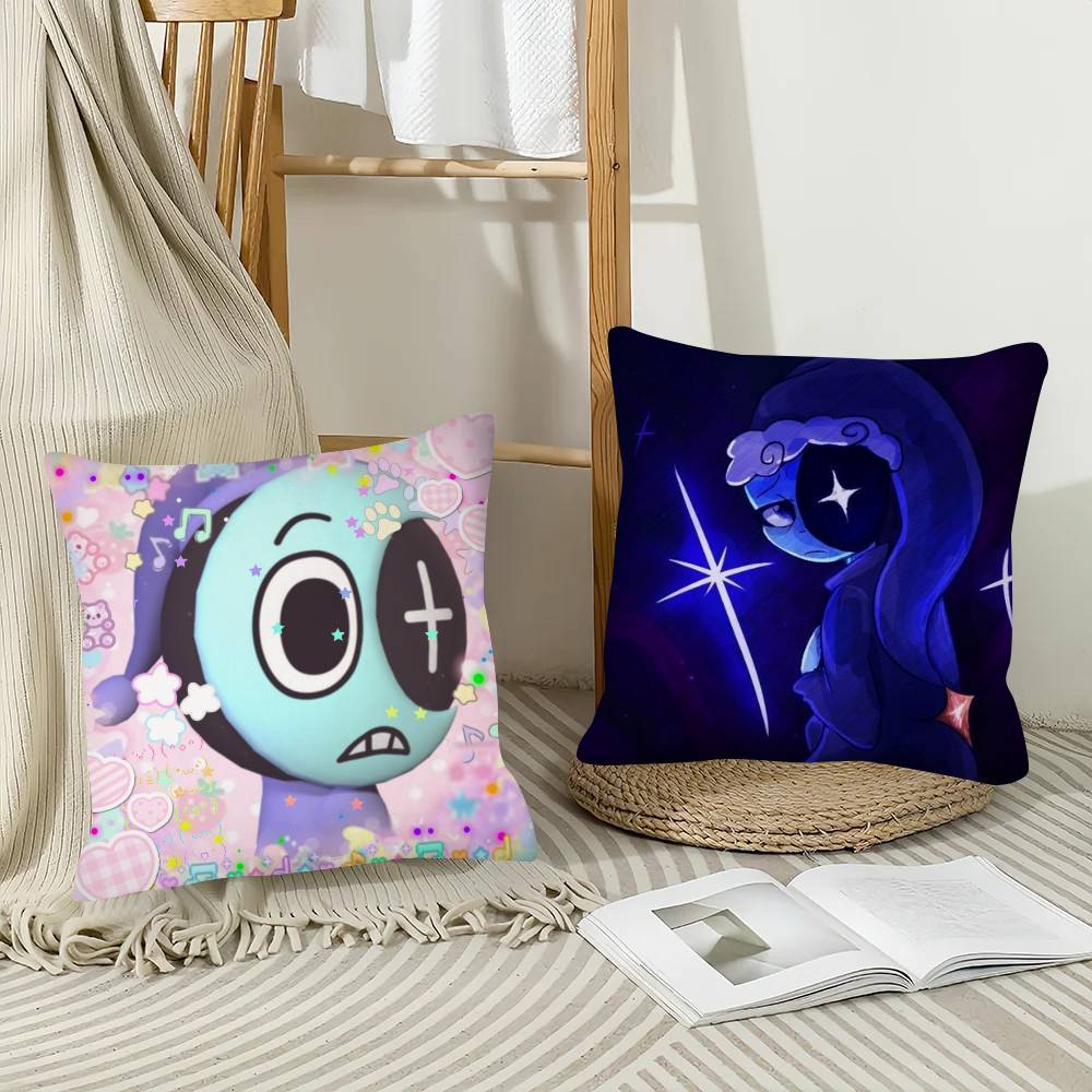 1Pc D-Dandys W-World Goob Bassie Astro Pillow Case Fashion Square Pillowcase Bedroom Sofa Room Ins Decoration Leisure