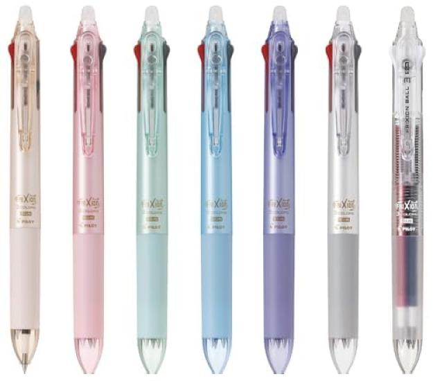 Pilot FriXion Ball 3 Slim Mehrfarbiger Kugelschreiber PLKFBS60UFNC Stift, 0,38mm, Nicht-Farbe,