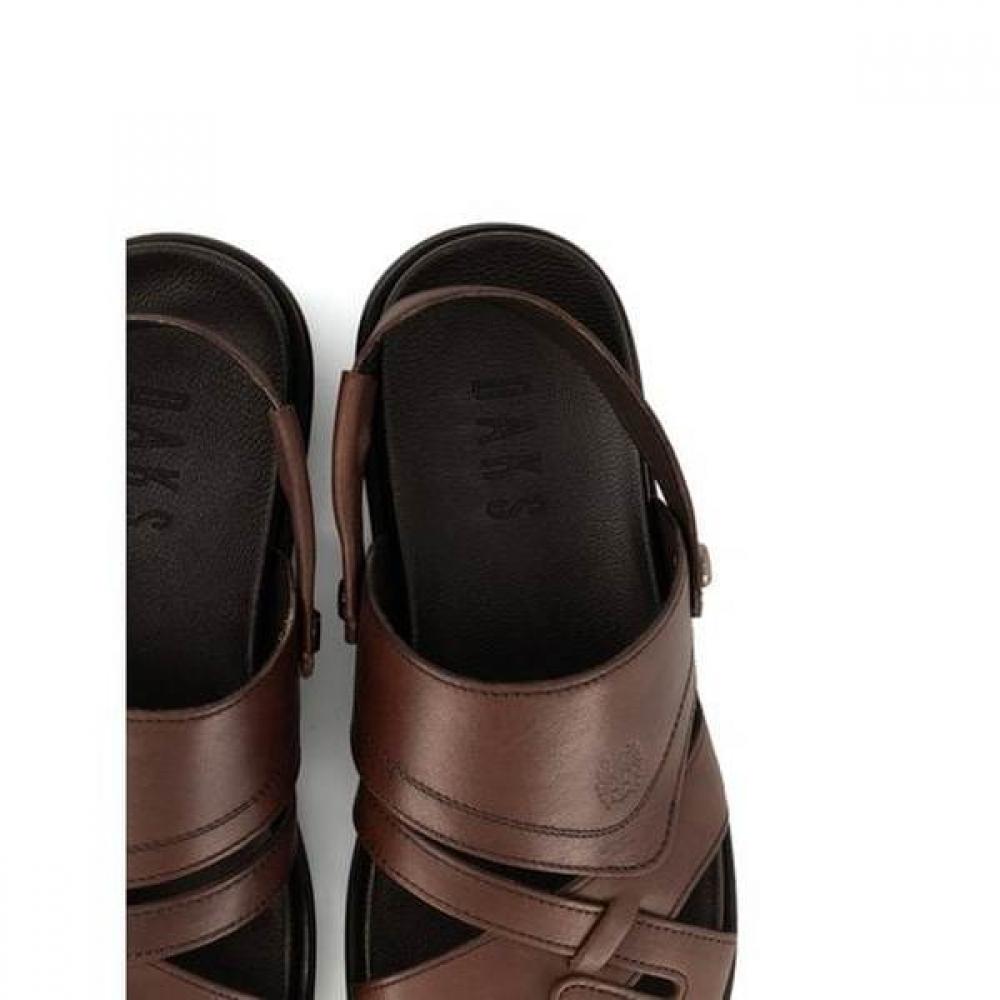 DakS Men S beSt Two Way Comfort Semi caSual Sandal Dmd204kh22 Dark Brown 