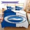 Brighton & Hove Albion Pattern Bedding,Quilt Set Quilt Cover Pillowcase Home Birthday Gift(1 * Duvet Cover + 2 * Pillowcase, Without Core)