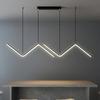 Modern LED Pendant Light For Living Room Kitchen Bar Restaurant Hanging Lamps Minimalist Long Chandelier Decor Lighting Fixtures