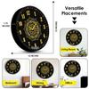 Big Decorative Designer Latest and Stylish Glass Digital Wall Clock Suitalbe for Living Room Hall Bedroom, Silent Non Ticking and Noiseless Clock,