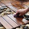 Decoração de piso plástico para casa, terraço, pátio, piso externo, decoração de varanda