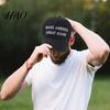Support America Casquette Chapeau de Baseball Broderie Lettre Large Bord Maille Creuse 2024 Président Brodé Campagne Électorale Motif Drapeau Américain