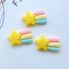 12Pcs New Mixed Mini Rainbow / Sun / Meteor Flat Back Resin Scrapbooking DIY Jewelry Craft Decoration Accessorie Q03