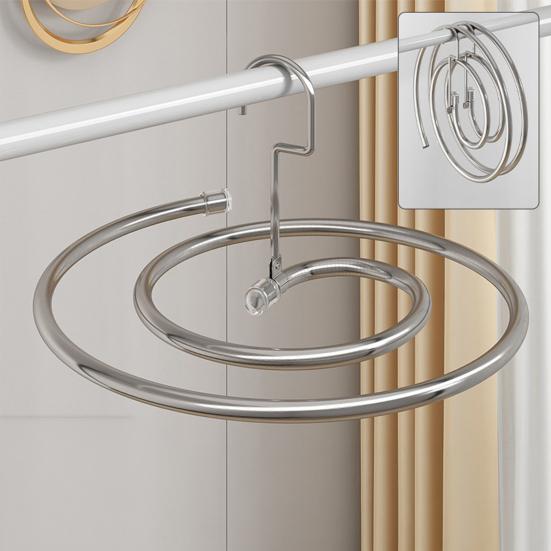 Spiral Clothes Drying Rack Quick Drying Durable Iron Hangers Heavy Load Capacity Space Saving Rack for Quilts And Blankets