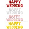 16 Inch Happy Wedding Alphabet Balloon Gold Silver Rose Gold Wedding Arrangement Decorative Balloon Set