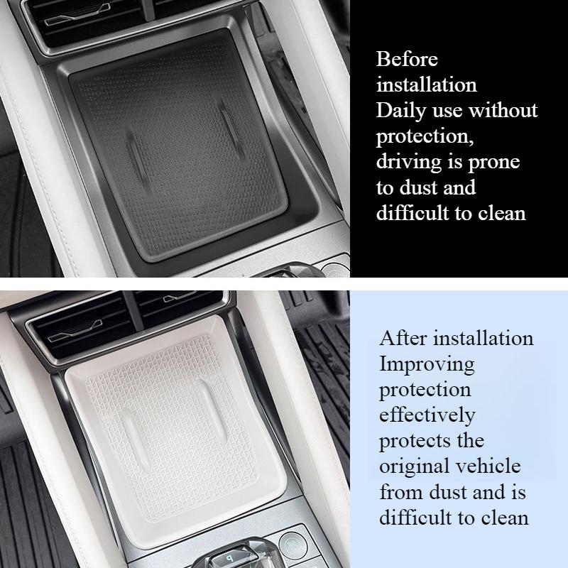 For 24 25 BYD Yuan UP ATTO 2 Wireless Charging Silicone Pad Protective Pad Anti Slip Dirt Resistant Wear-Resistant Car Interior