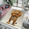 Cartoon Angry Lion Print Carpet for Living Room Bedroom Sofa Creative Doormat Home Decor Area Rugged Non-slip Mat Large Size