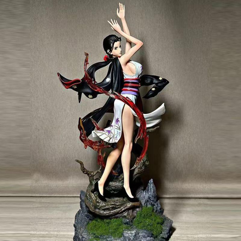 One Piece Anime Figure Collectible Toys 2D Beautiful Girl Demon's Daughter Nicole Robin Replacement Model Doll for Display