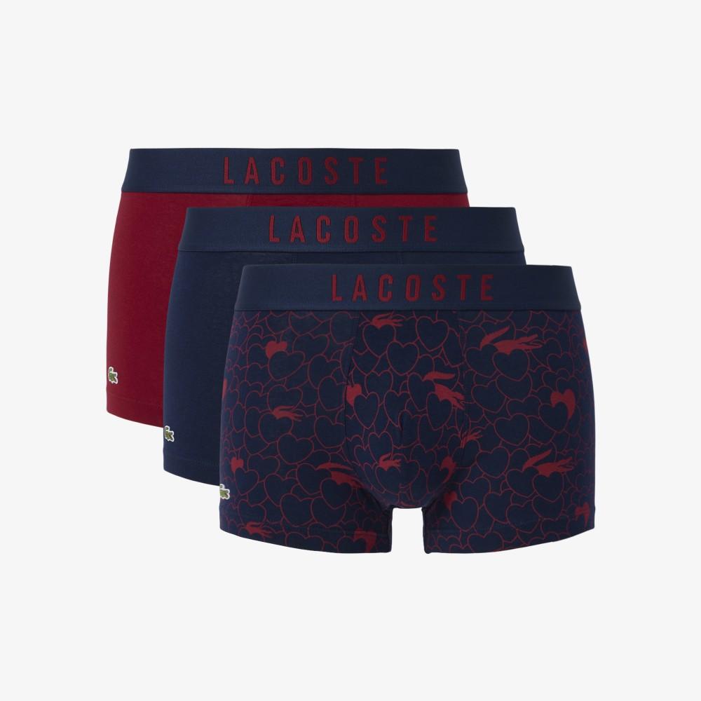[lacoste] Men's Valentine 3-Pack Boxer Briefs 5H4968-56G685
