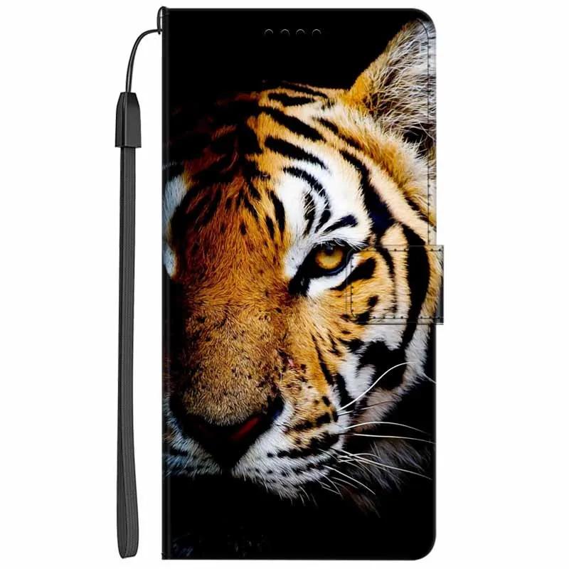 Flip Stand Leather Case For Oppo Reno13 F Lion Cat Wallet Book Funda For Reno13 F 4G 5G Cartoon Wallet Stand Phone Case Reno13 F