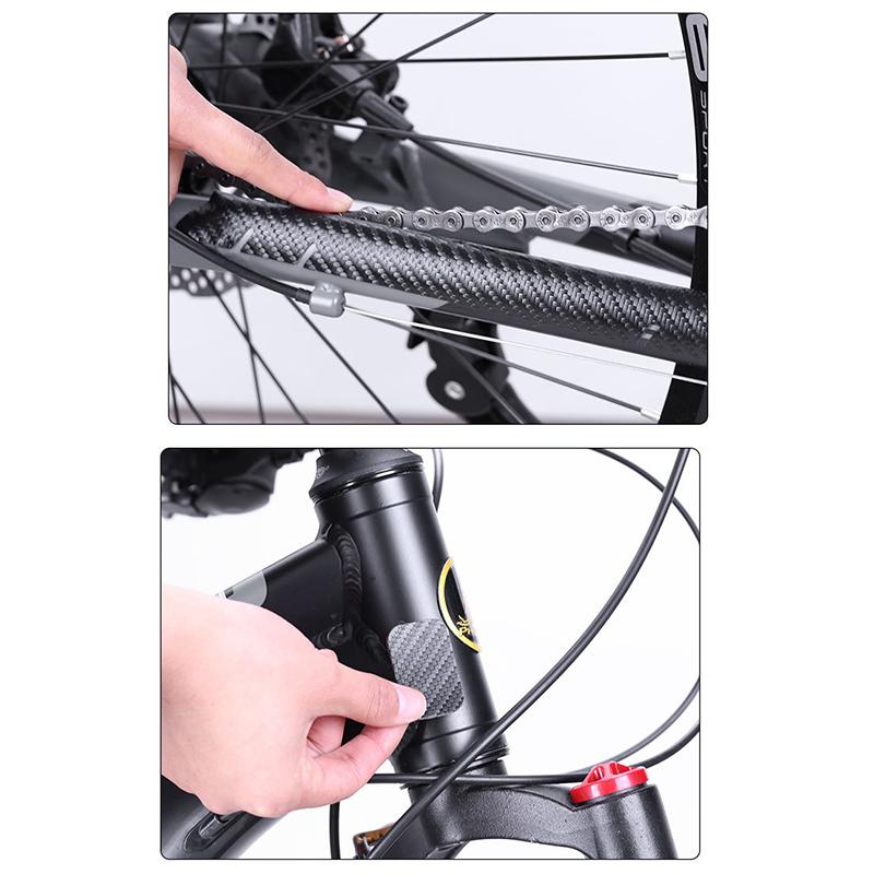 Bicycle Chain Protector Black Cycling Frame Chain Stay Posted Protector Chain Care Guard Cover Bike Accessories