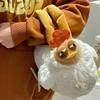 Gugu-Huhn-Plüsch-Schultertasche, süße Umhängetasche fürs Handy, abnehmbarer Riemen, weicher Kawaii-Schlüsselanhänger, Geschenk für Mädchen