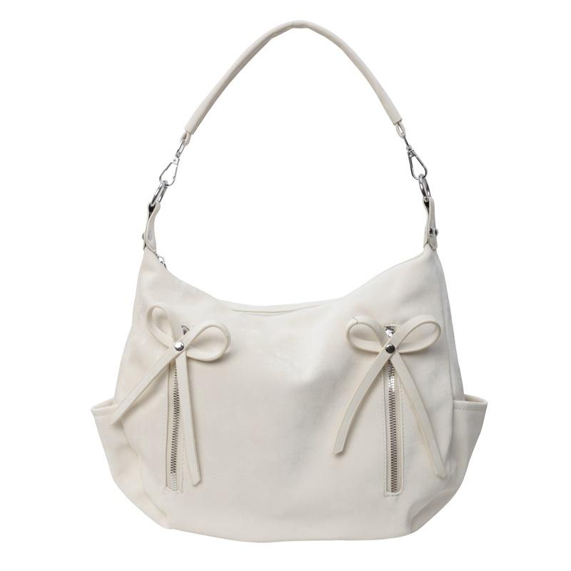 Fashion Women's Bag Large Capacity Tote Bag New Pleated Shoulder Simple Commuter Messenger Bag Bag