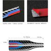2PCS Universal Rearview Mirror Protector Sticker Anti Collision Strips Carbon Fiber Decal Trim fits for BMW X1 X2 X3 X4 X5 X6 1 2 3 4 5 6 7 Series