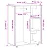 Clothing Rack Artisan Oak 80 x 40 x 110 cm Wood Based Material