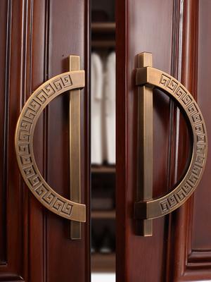 Chinese Round Handles Drawer Pulls and Knobs Cabinet Furniture Hidden Recessed Flush Handle Sliding Hinged Door Handle Hardware
