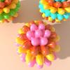 Dog Chew Toy Ball Spiky Dog Chew Ball Oral Care Heavy-Duty Rubber Molar Ball Toy for Medium Large Dogs Strong Chewers