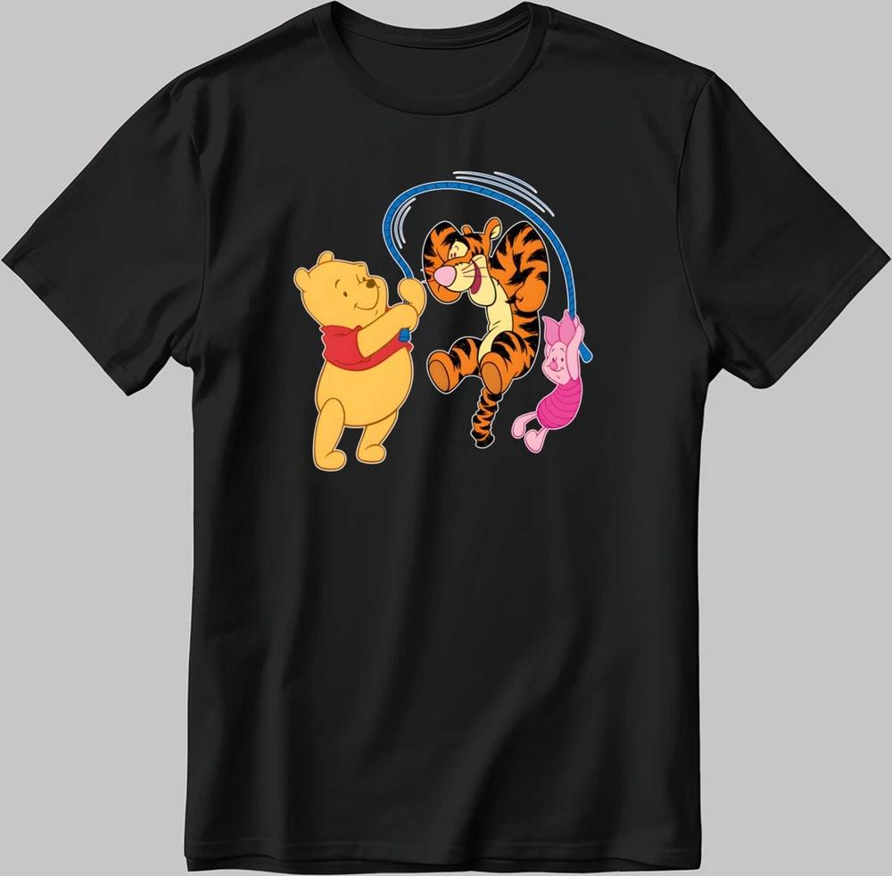 Winnie The Pooh Short Sleeve Black TShirt S