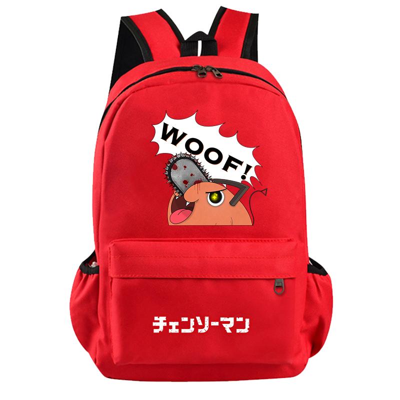 Anime Chainsaw Man Rucksack für Jungen Mädchen Hildren Zurück zur Schule Schultasche Student Kawaii Rucksack Luffy Nami Lysop Leichte Taschen