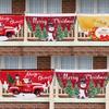 Christmas Snowman Fan Flag Navidad Natal Noel Outdoor Hanging Ornament Merry Christmas Decorations For Home 2025 New Year 2025