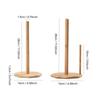 Plum Blossom Base Paper Towel Holder Wooden Tissue Holder Creative Paper Towel Stand  Toilet