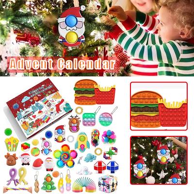 2025 Christmas Advent Calendar for Kid Girls Boys Gift Christmas Party 24Days Countdown Advent Calendar Xmas New Year Gift Boxes