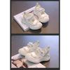 Cute Girls Shoes Mesh Closed-Toe Sport Sandals New Style Fashion Sneakers for Older Kids, Toddler Casual Shoes for Girls