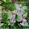4Pcs/Set Fairy Statue Elf Sculpture Art Craft Outdoor Courtyard Garden Decoration Ornament