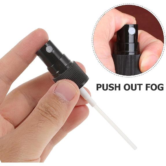 50pcs Spray Bottle Tops For Essential Oil Bottles Empty Containers Bottle Fine Mist Sprayer Replacement Pump
