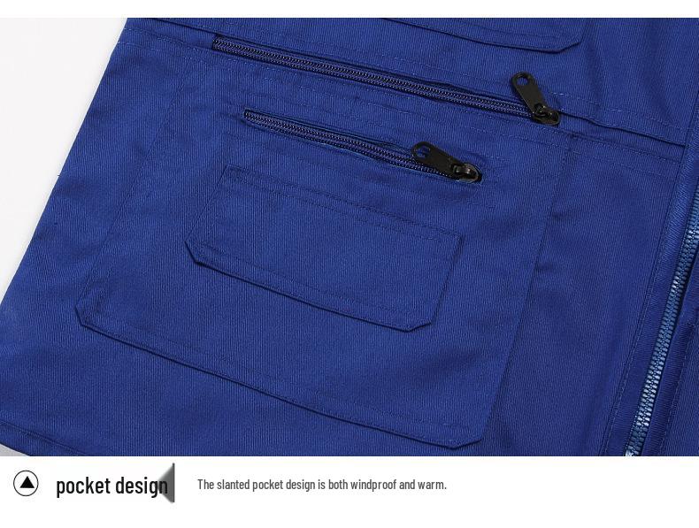 Custom Embroidered Casual Vest for Outdoor Volunteer Activities and Events