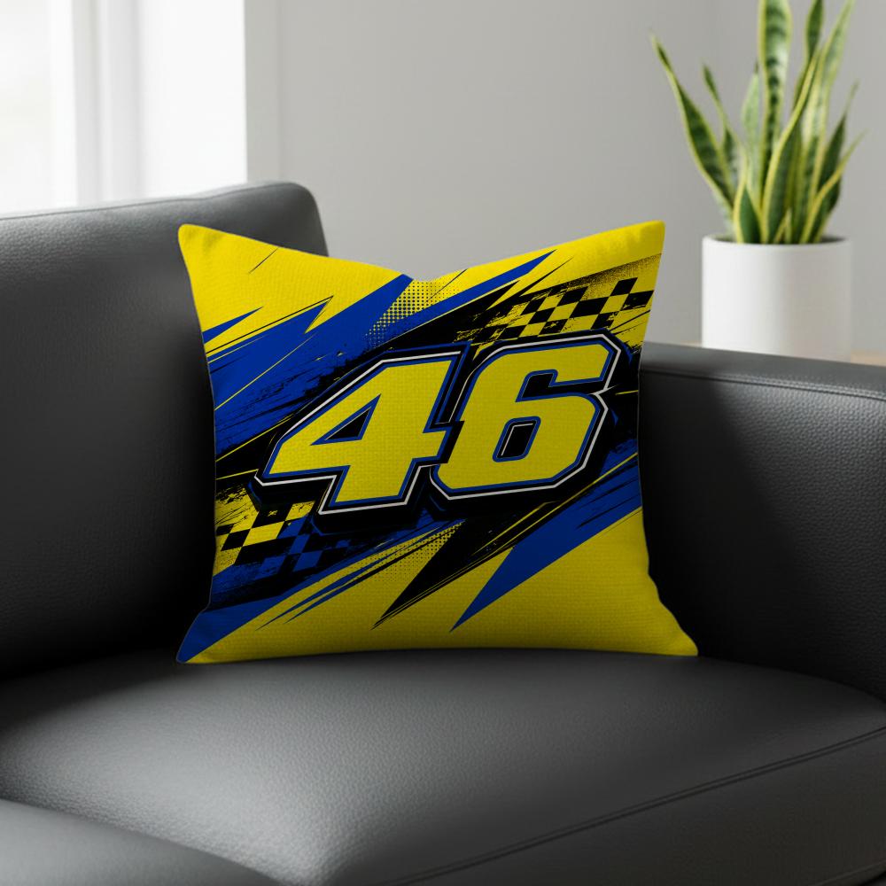 Motorsport MotoGP Cushion Cover Natural Linen Pillowcase Set AllinOne Decor for Sofa Bedroom Chair