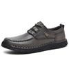 Autumn Men Casual Shoes Handmade Leather Loafers Comfortable Men's Shoes Quality Split Leather Flat Moccasins Men Sneakers