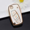 Tpu 3 Buttons Auto Flip Key Fob Cover Case Housing Remote Auto Accessories Fit For Fiat Panda Stilo Punto Doblo Grande Bravo 500 Ducato Minibus