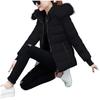 Winter Coat Women's Warm Jacket  Women's Long Sleeve Winter Coat With Pocket