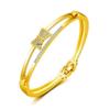 Korean Style Cute Bow Bracelet - Sweet & Versatile Full Diamond Jewelry for Female Students & Best Friends