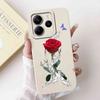 Luxury Rose Cover For Xiaomi Redmi Note 14 5G Case 6.67" Soft Slim Phone Case For Redmi Note 14 Note14 5G Capa Bags