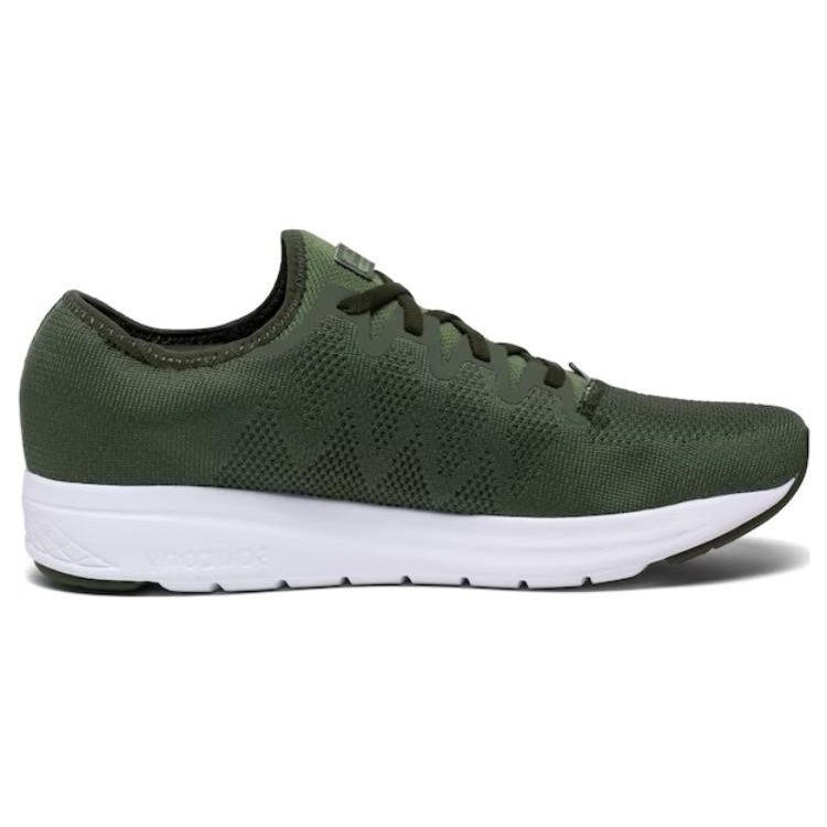 SAUCONY Fabric Leather Slip Resistant Durable Low Top Casual Men Sneakers Green Brown S40036-3