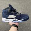 Men Women Basketball Shoes Low Top Synthetic Leather Breathable Outdoor Court Sneakers AJ5 Style