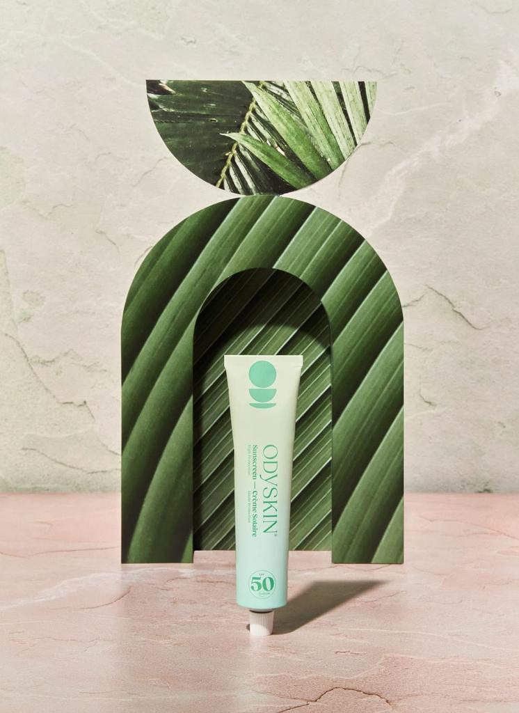 ODYSKIN Sunscreen SPF50 Skin Care Face and Sensitive Natural Ingredients 75mL, PA+++ Sunscreen, Moisturizing, Cream, Body, Skin,