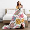 Easter Egg Blanket Quality Warm Soft  Throw Blanket Spring Kids Outdoor Novelty Bedspread