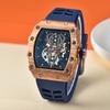 2025 Sports Wine Barrel Quartz Watch Fashion Men's Watch