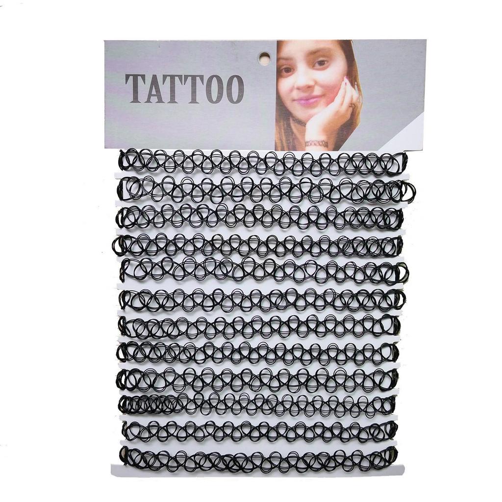 Gothic Lace Choker Set - European & American Style Jewelry