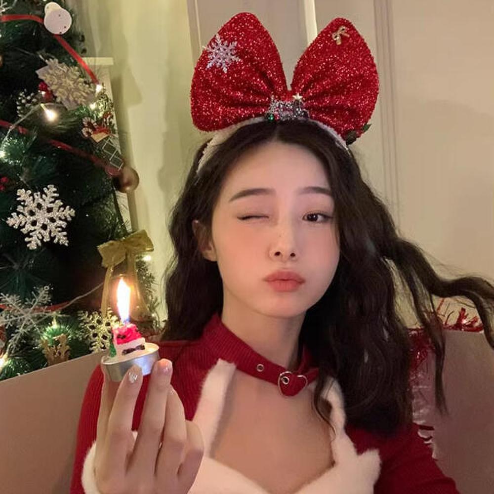 Poom/Rouge Luna Lamelli Ribbon Spangle Park Festival Party Prop Headband