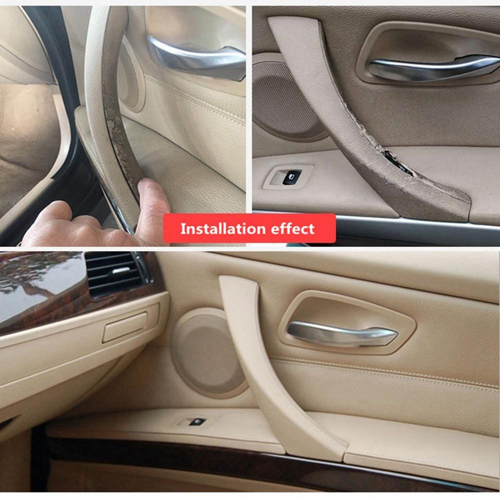 Car Interior Door Pull Handle With Cover Trim Replacement For-BMW 3 Series E90 E91 E92 2004-2012
